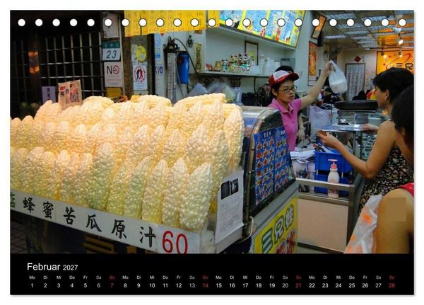 Produktbild: Taiwan kulinarisch erleben (Tischkalender 2027 DIN A5 quer), CALVENDO Monatskalender
