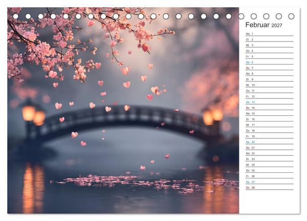 Produktbild: Japanische Kirschbl&uuml;te (Tischkalender 2027 DIN A5 quer), CALVENDO Monatskalender
