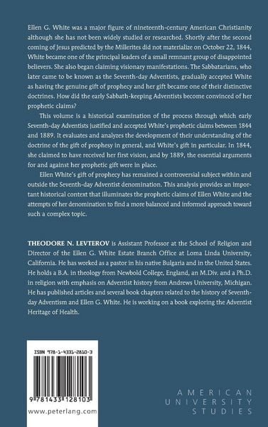 Produktbild: The Development of the Seventh-day Adventist Understanding of Ellen G. White&rsquo;s Prophetic Gift, 1844-1889
