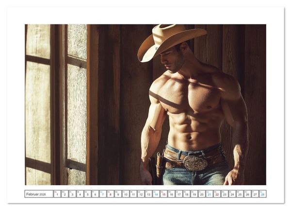 Produktbild: Sattel mich, Cowboy! (Wandkalender 2026 DIN A3 quer), CALVENDO Monatskalender