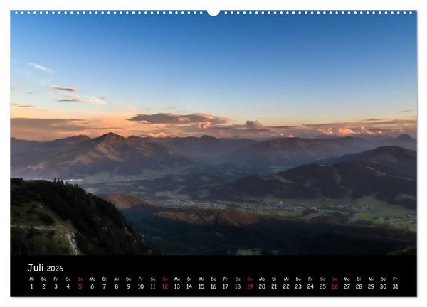 Produktbild: Wandern in Europa (Wandkalender 2026 DIN A2 quer), CALVENDO Monatskalender