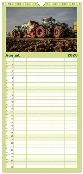 Produktbild: Familienplaner 2026 - Landwirtschaft im Weserbergland mit 5 Spalten (Wandkalender, 21 x 45 cm) CALVENDO