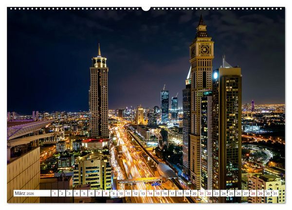 Produktbild: Dubai - Das achte Weltwunder (hochwertiger Premium Wandkalender 2026 DIN A2 quer), Kunstdruck in Hochglanz