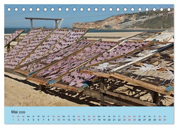 Produktbild: Nazare (Tischkalender 2026 DIN A5 quer), CALVENDO Monatskalender