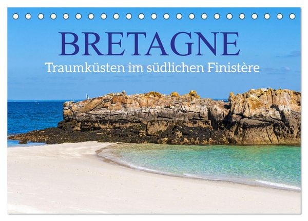 Produktbild: Bretagne - Traumk&uuml;sten im s&uuml;dlichen Finist&egrave;re (Tischkalender 2026 DIN A5 quer), CALVENDO Monatskalender