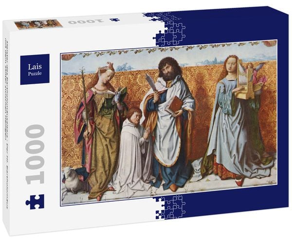 Produktbild: Lais Puzzle Meister des Bartholom&auml;usaltars - Der Hl. Bartholom&auml;us mit dem Stifter zwischen Heiligen 1000 Teile