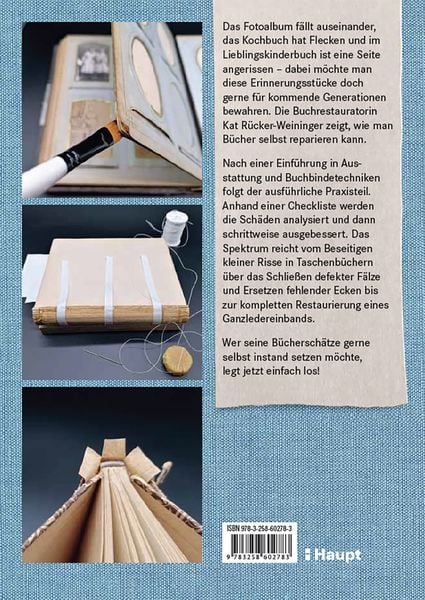 Produktbild: B&uuml;cher restaurieren