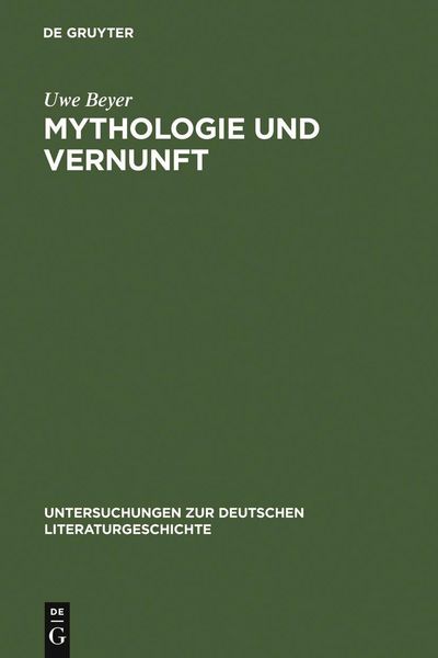 Produktbild: Mythologie und Vernunft