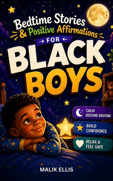 Produktbild: Bedtime Stories and Positive Affirmations for Black Boys: Calming Stories and Simple Practices to Build Confidence and Help Boys Aged 510 Relax at Be