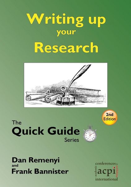 Produktbild: Writing up your Research