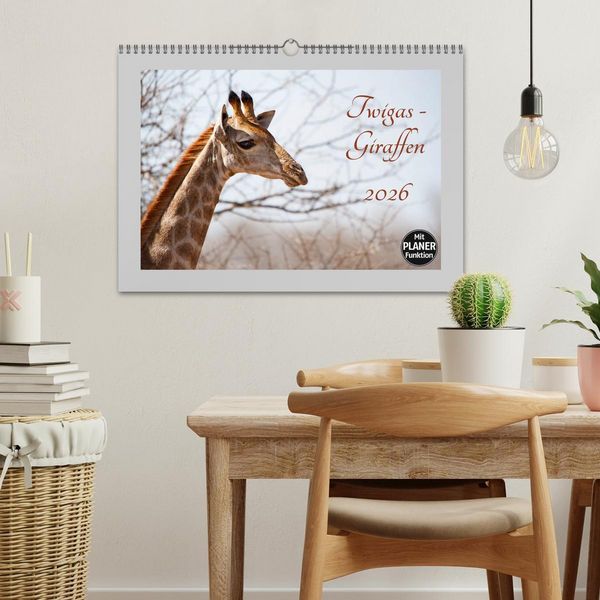 Produktbild: Twigas - Giraffen (Wandkalender 2026 DIN A3 quer), CALVENDO Monatskalender