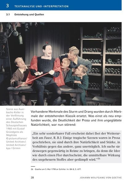 'Faust I Von Johann Wolfgang Von Goethe - Textanalyse Und ...