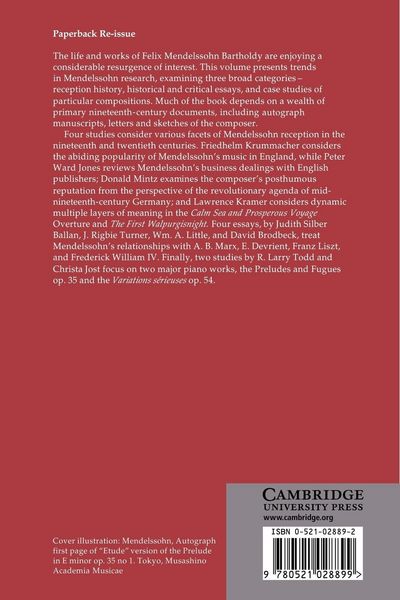 Produktbild: Mendelssohn Studies