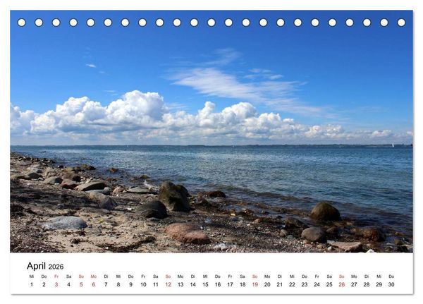 Produktbild: Ostseek&uuml;ste 2026 (Tischkalender 2026 DIN A5 quer), CALVENDO Monatskalender