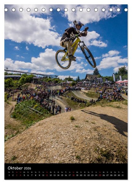 Produktbild: Slopestyle Extrembiking (Tischkalender 2026 DIN A5 hoch), CALVENDO Monatskalender