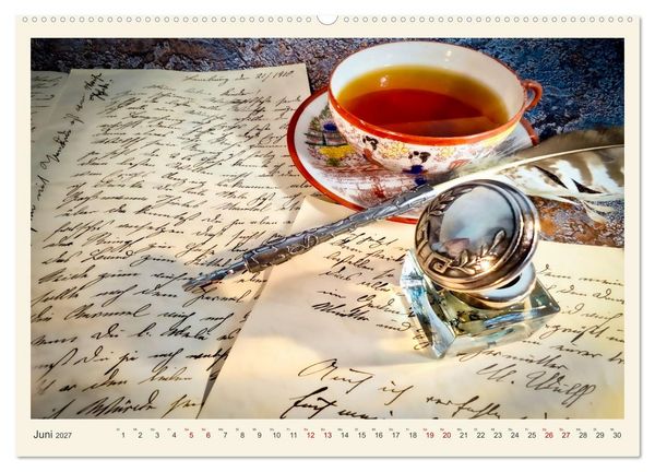 Produktbild: Handschriftlich (Wandkalender 2027 DIN A2 quer), CALVENDO Monatskalender