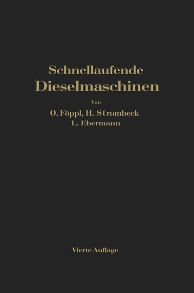 Produktbild: Schnellaufende Dieselmaschinen