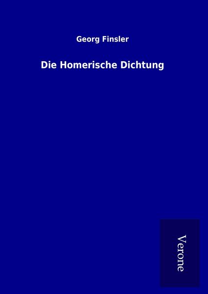 Produktbild: Die Homerische Dichtung