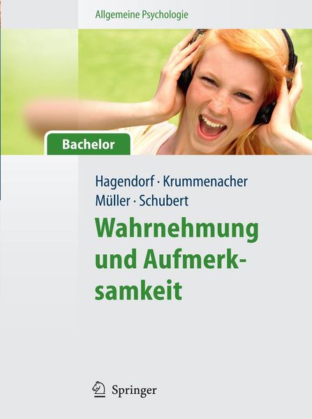 Produktbild: Allgemeine Psychologie f&uuml;r Bachelor: Wahrnehmung und Aufmerksamkeit. (Lehrbuch mit Online-Materialien)