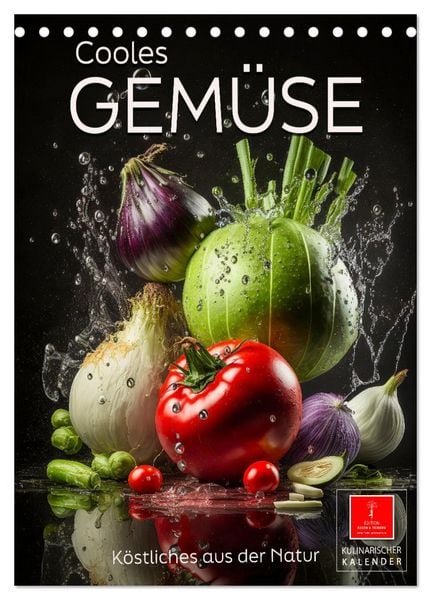 Produktbild: Cooles Gem&uuml;se (Tischkalender 2026 DIN A5 hoch), CALVENDO Monatskalender