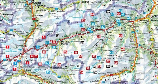 Produktbild: ROTHER Wanderf&uuml;hrer Surselva