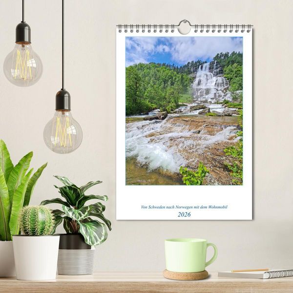 Produktbild: Skandinavien entdecken - Von Schweden nach Norwegen mit dem Wohnmobil (Wandkalender 2026 DIN A4 hoch), CALVENDO Monatskalender