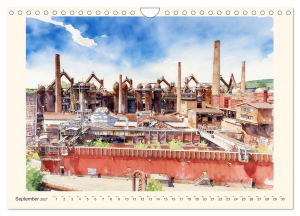 Produktbild: Charmantes Saarland (Wandkalender 2027 DIN A4 quer), CALVENDO Monatskalender