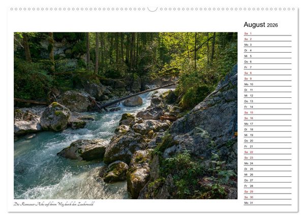 Produktbild: Rund um den Hintersee und Zauberwald (Wandkalender 2026 DIN A2 quer), CALVENDO Monatskalender
