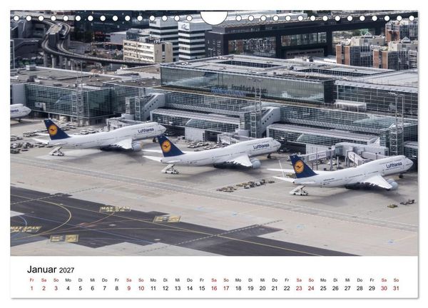 Produktbild: Boeing 747 Kalender (Wandkalender 2027 DIN A4 quer), CALVENDO Monatskalender