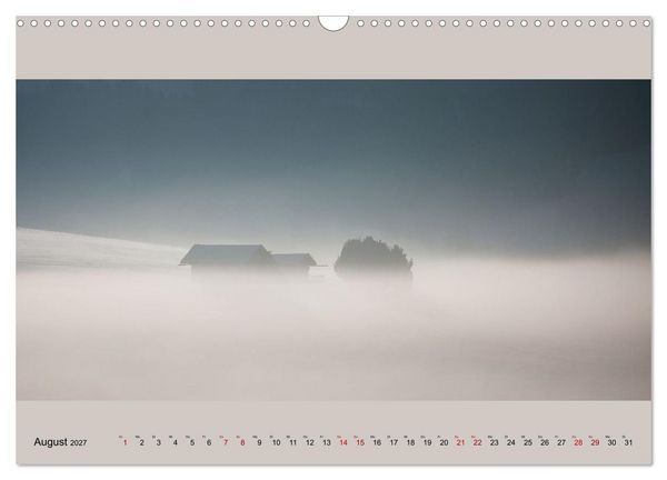 Produktbild: Fogscapes - magische Nebellandschaften (Wandkalender 2027 DIN A3 quer), CALVENDO Monatskalender