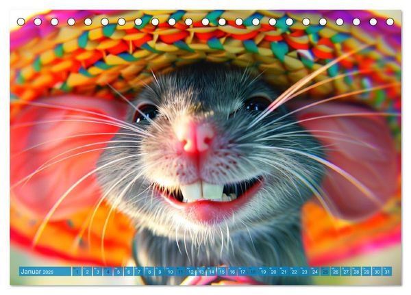 Produktbild: Witzige Tier-Selfies. Lustige Portraits aus der Tierwelt (Tischkalender 2026 DIN A5 quer), CALVENDO Monatskalender