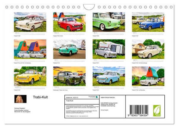Produktbild: Trabi-Kult (Wandkalender 2026 DIN A4 quer), CALVENDO Monatskalender