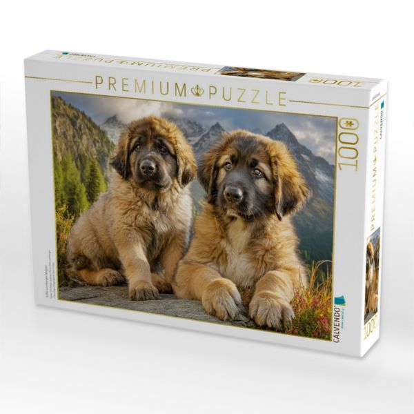 Produktbild: CALVENDO Puzzle S&uuml;&szlig;e Leonberger Welpen | 1000 Teile Lege-Gr&ouml;&szlig;e 64x48cm Foto-Puzzle f&uuml;r gl&uuml;ckliche Stunden