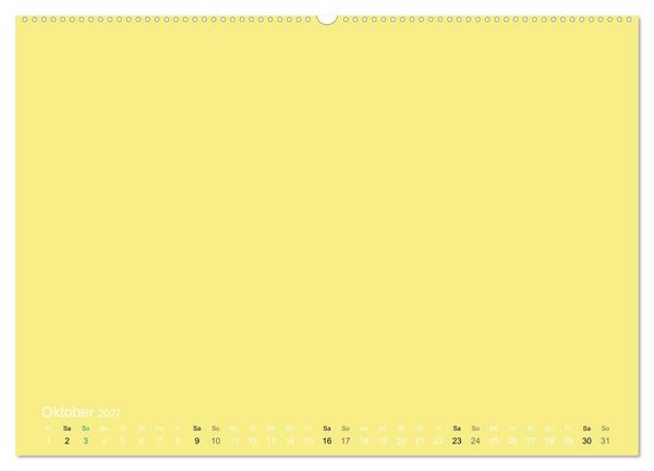 Produktbild: Bastelkalender - Gelb (Wandkalender 2027 DIN A2 quer), CALVENDO Monatskalender