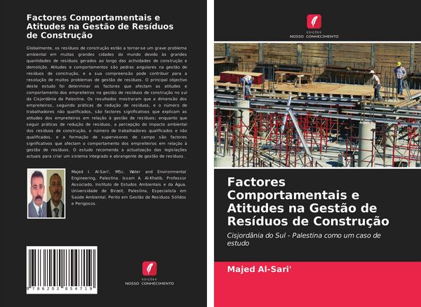 Produktbild: Factores Comportamentais e Atitudes na Gest&atilde;o de Res&iacute;duos de Constru&ccedil;&atilde;o