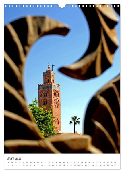 Produktbild: Couleurs Marrakech (Calendrier mural 2026 DIN A3 horizontal), CALVENDO calendrier mensuel