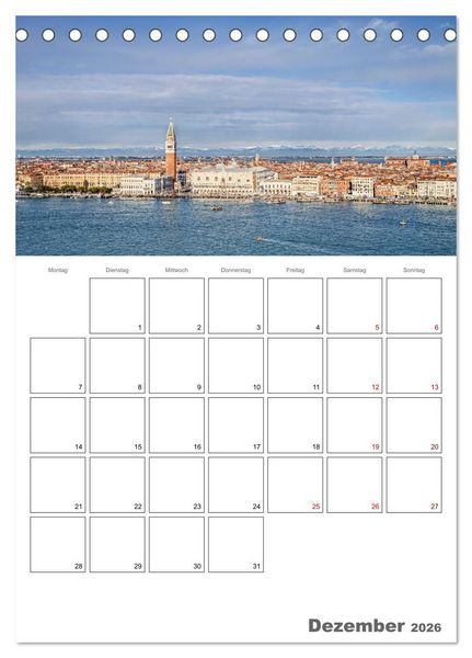 Produktbild: Italiens Sch&ouml;nheit - Terminplaner (Tischkalender 2026 DIN A5 hoch), CALVENDO Monatskalender