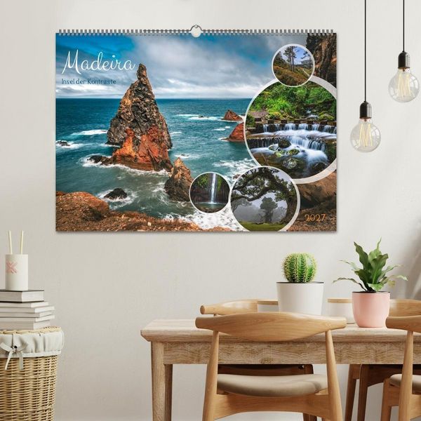 Produktbild: Madeira - Insel der Kontraste (Wandkalender 2027 DIN A2 quer), CALVENDO Monatskalender