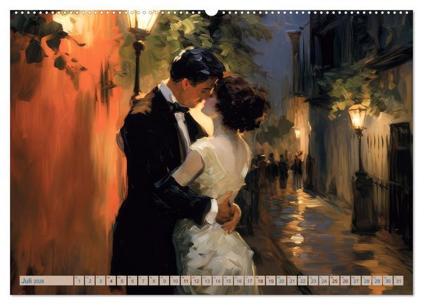 Produktbild: Zeichen der Liebe Impressionistische Bilder (Wandkalender 2026 DIN A2 quer), CALVENDO Monatskalender