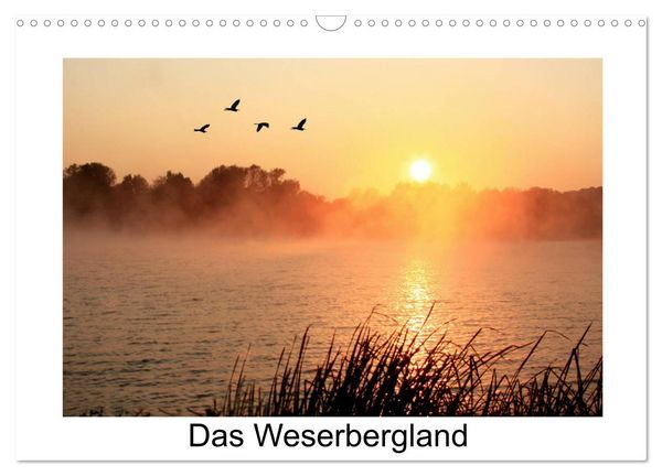 Produktbild: Das Weserbergland (Wandkalender 2026 DIN A3 quer), CALVENDO Monatskalender