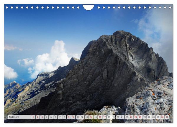 Produktbild: Berge - Die sch&ouml;nsten Gipfel der Welt (Wandkalender 2026 DIN A4 quer), CALVENDO Monatskalender