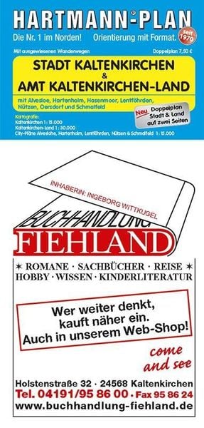 Produktbild: HARTMANN-PLAN Kaltenkirchen Stadt & Amt Kaltenkirchen-Land Doppelplan