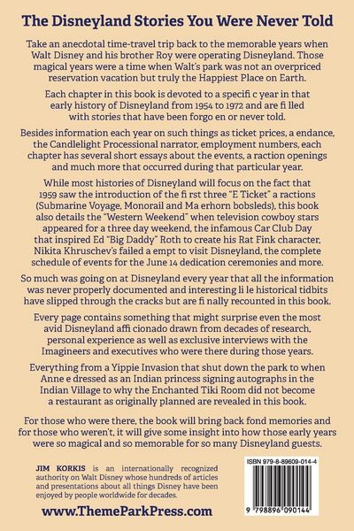 Produktbild: Disneyland Historical Highlights - The Walt and Roy Disney Years 1954-1972