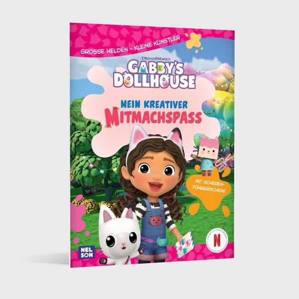 Produktbild: Gabby&rsquo;s Dollhouse: Gro&szlig;e Helden &ndash; Kleine K&uuml;nstler: Mein kreativer Mitmachspa&szlig;