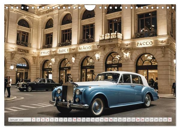 Produktbild: Virtual Classic Cars (Wandkalender 2026 DIN A4 quer), CALVENDO Monatskalender