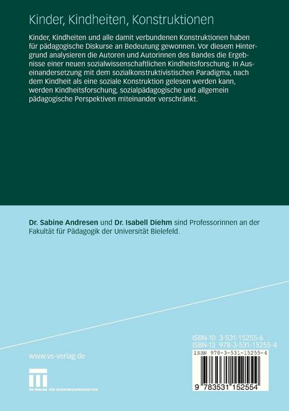 Produktbild: Kinder, Kindheiten, Konstruktionen