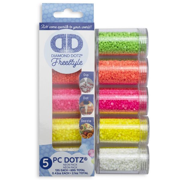 Produktbild: DIAMOND DOTZ - Diamond Painting 5 Neonfarben