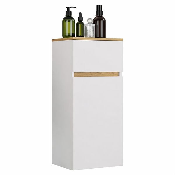 Produktbild: Badschrank H&auml;ngeschrank Schublade Cosila 85x30x32