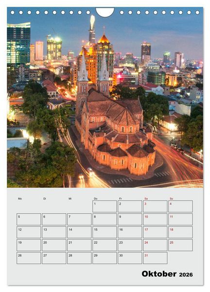 Produktbild: VIETNAM - Mein Urlaubsplaner (Wandkalender 2026 DIN A4 hoch), CALVENDO Monatskalender