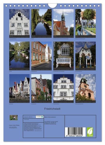 Produktbild: Friedrichstadt (Wandkalender 2026 DIN A4 hoch), CALVENDO Monatskalender